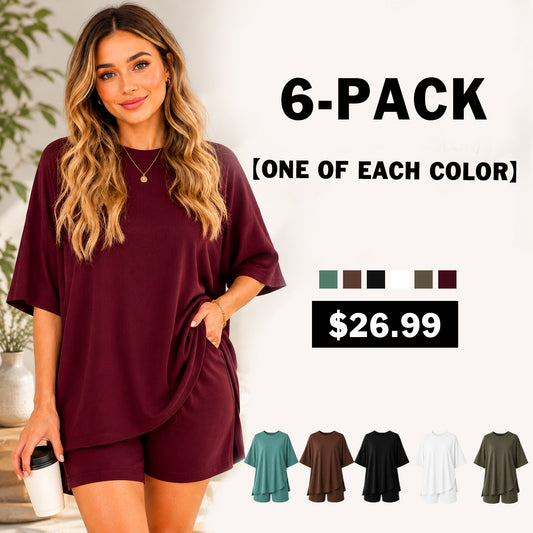 🌸2026 Limited Hot Sale 49% OFF🌸Women's Summer Casual Loose Two-piece Set💃