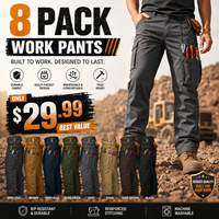 8 PACK ONLY $29 Includes: Dark Gray + Brown + Navy Blue + Olive Green + Gray + Khaki + Dark Brown + Black
